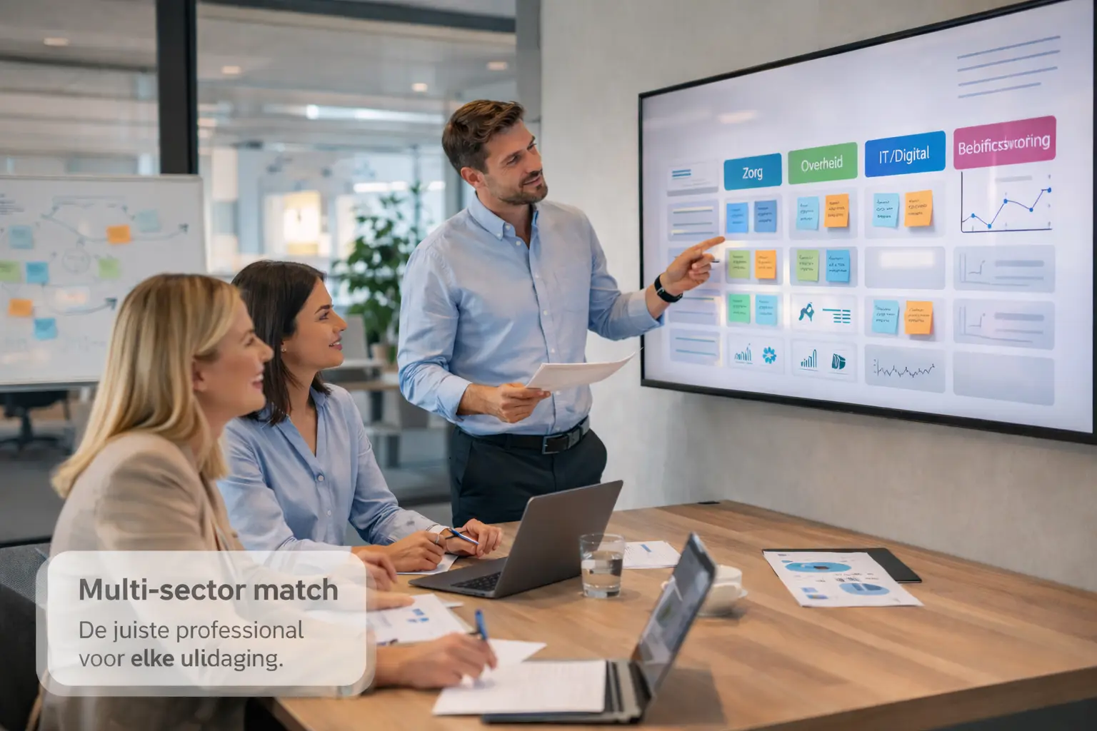 Werkgevers in gesprek over personeelsinzet en samenwerking